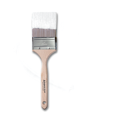Painted heart with Benjamin Moore Paint Brush