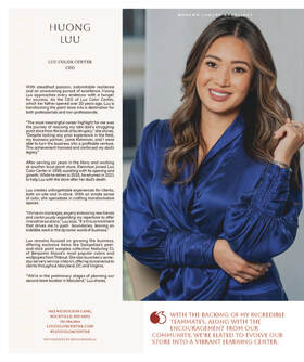 Huong Luu, DC Magazine Sept 2023